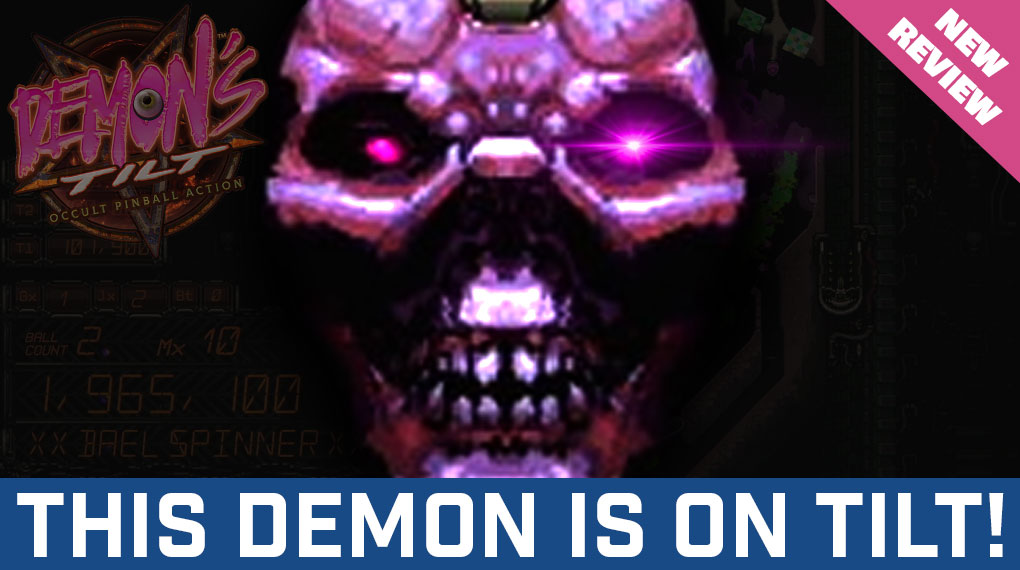 Metallic SKull from Demon's Tilt game