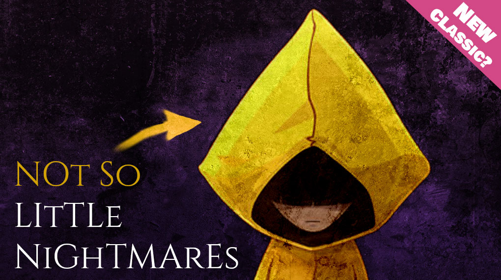 main character from little nightmares in a raincoat